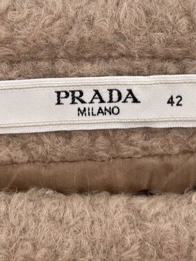 Authentic Vintage Prada Brown Wool Miniskirt